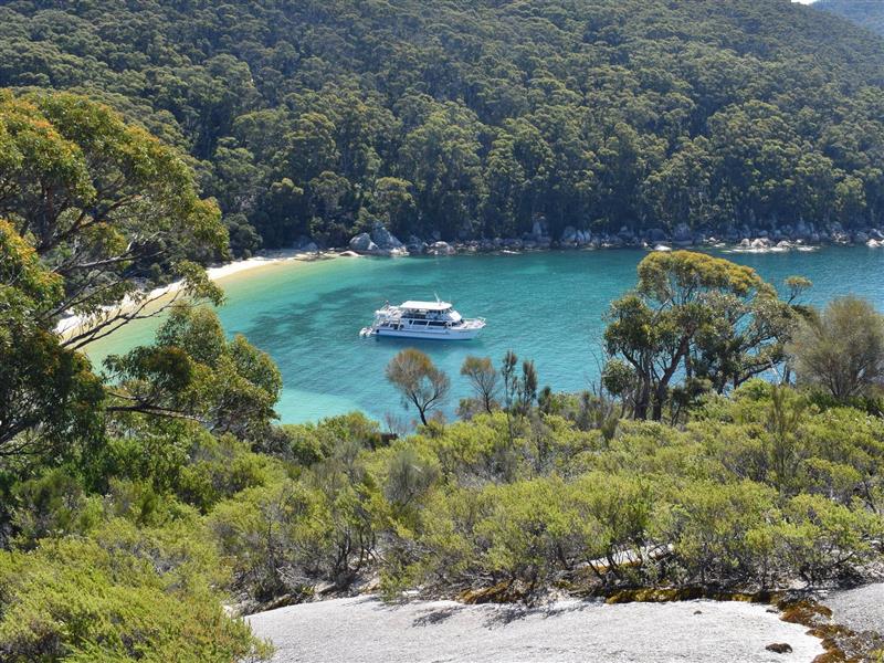 Anchoring in Refuge Cove