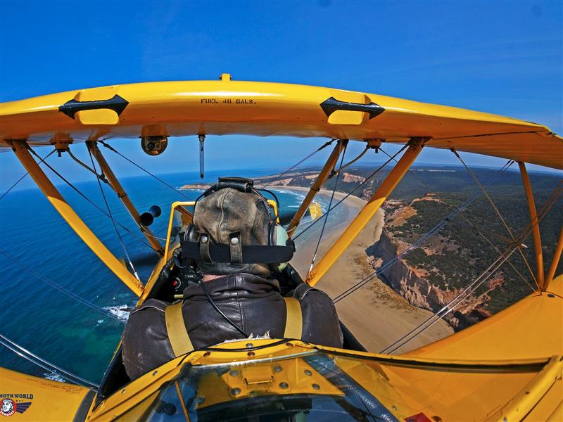 Tiger Moth World Great Ocean Road flight
