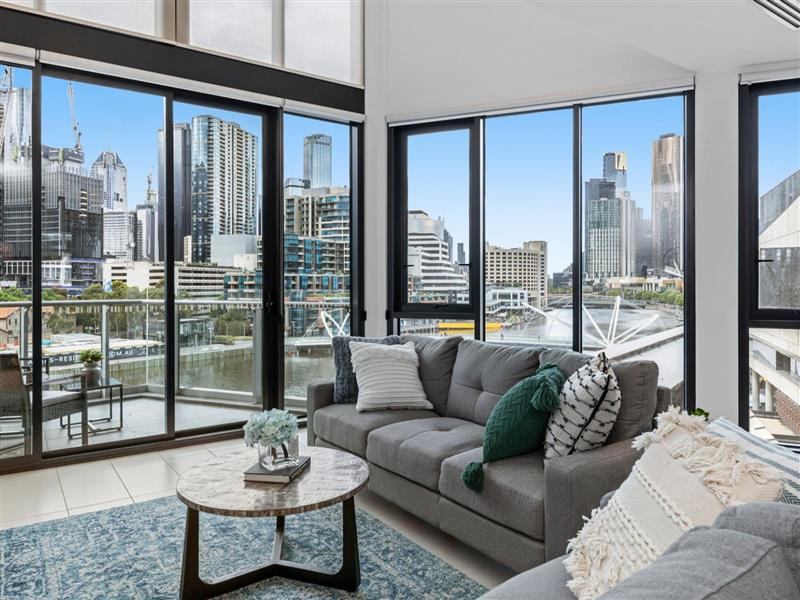 Convention Centre Pl Living Room