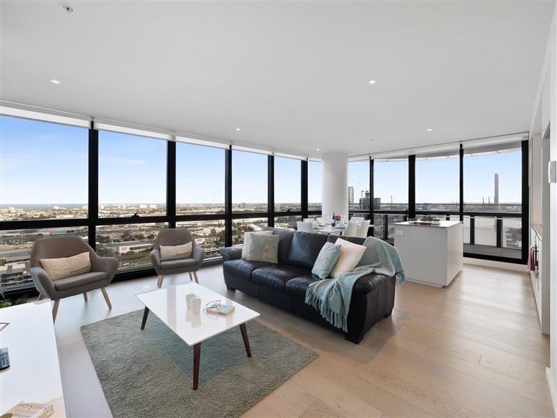 The living area of one of our apartments