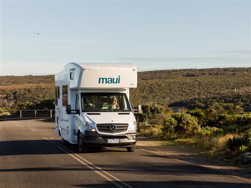 Maui motorhomes on the road