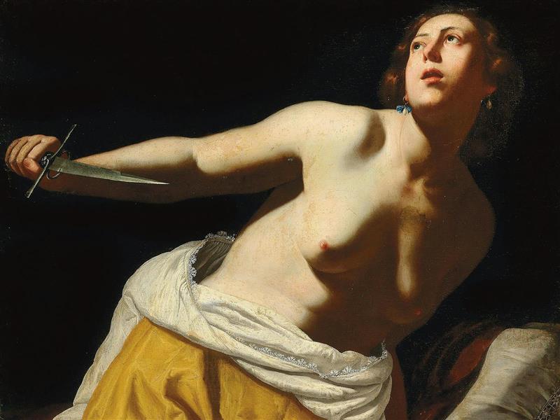 Baroque woman dagger