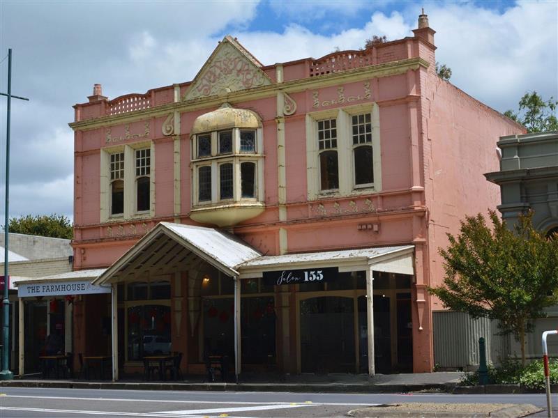 View of the Stansmore’s Livery Stables building that houses the cafe