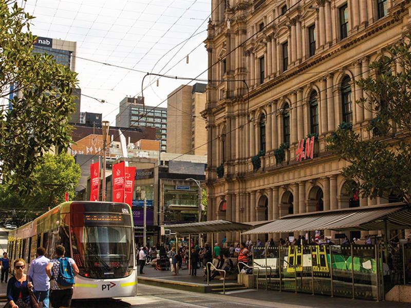 Bourke Street Mall, Melbourne, Victoria, Australia