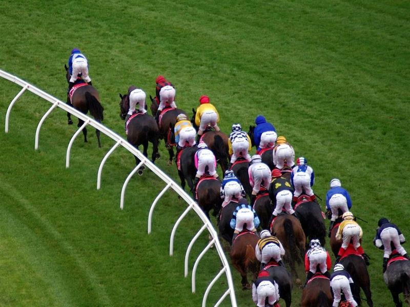 Horse racing at Flemington Racecourse, Melbourne Victoria, Australia