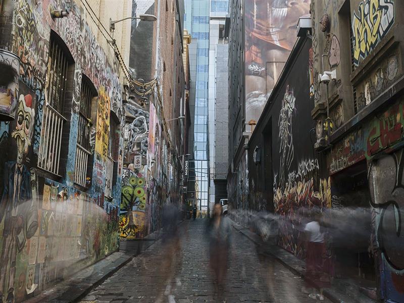 Hosier Lane, Melbourne, Victoria, Australia