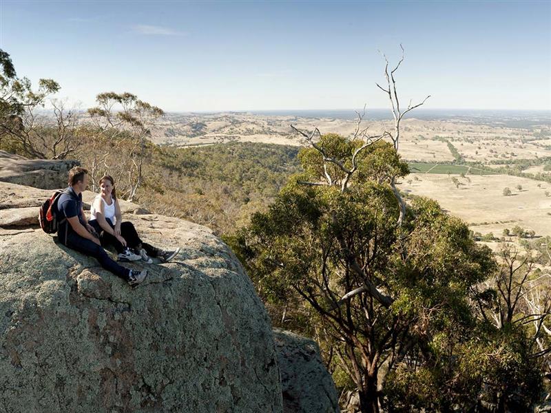 Langs Lookout, Mt Alexander, Goldfields, Victoria, Australia