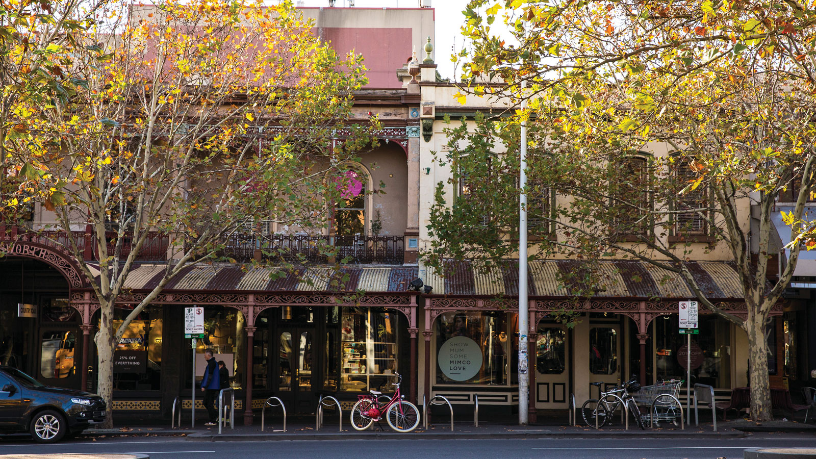 Heritage streetscapoe, Lygon Street, Melbourne